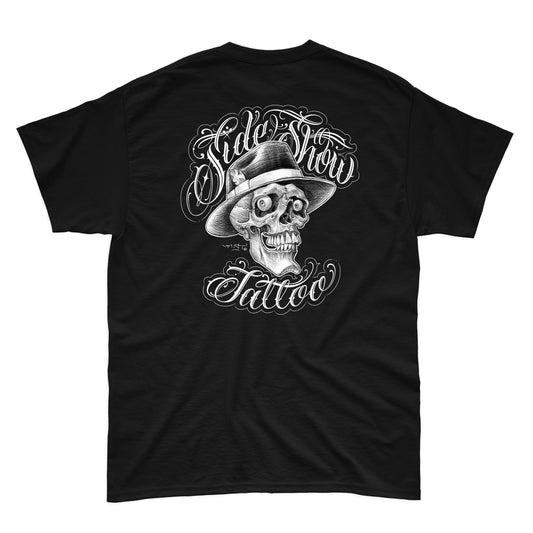 Side Show Tattoos Collaboration Short Sleeve T-Shirt Black