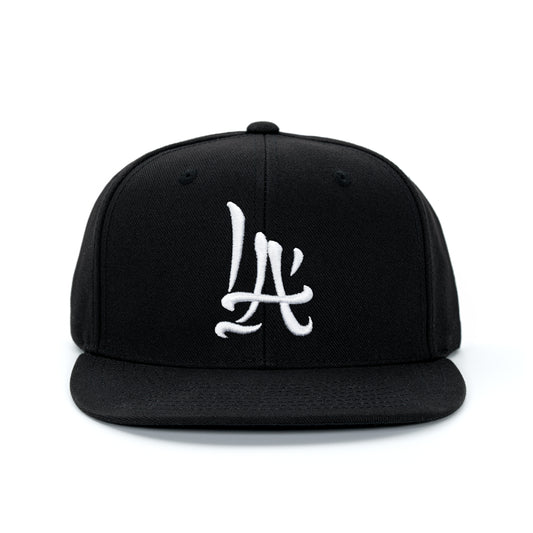 LA Brush Calligraphy Hat in Black